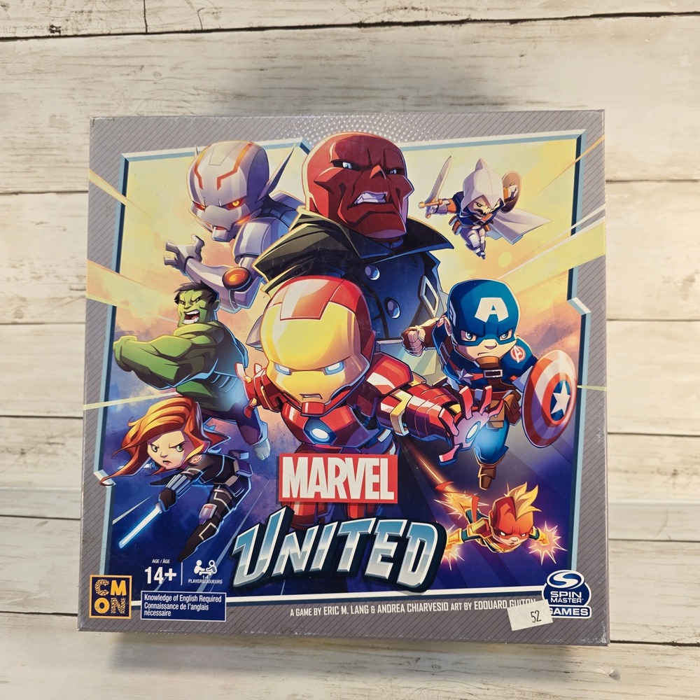 Marvel United Strategy Board Game CMON Spin Master Core Set Miniatures Figures